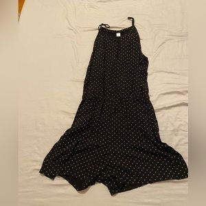 Old Navy Black and White Polkadot Romper